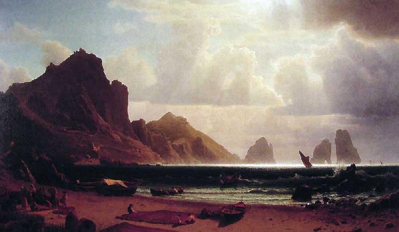 Albert Bierstadt The Marina Piccola oil painting picture
